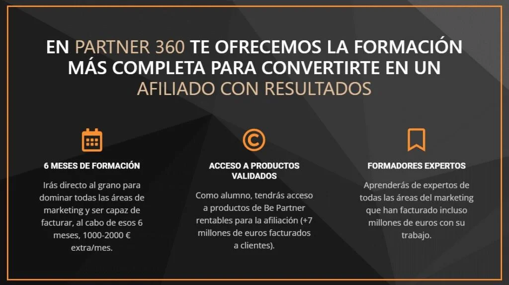 Garantia de formación completa para obtener resultados